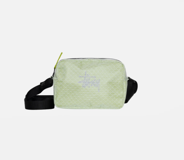 Stussy Ripstop Overlay Side bag Lime