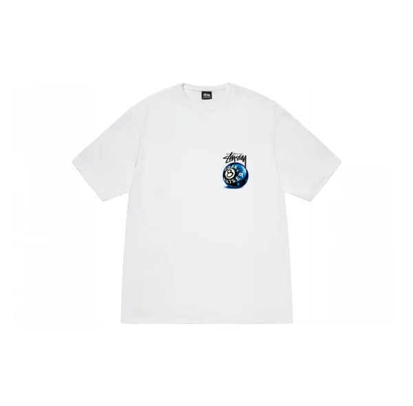 Stussy Born X Raised 8 Ball Tee White - XL - Image 2