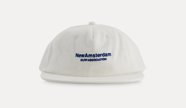 NEW AMSTERDAM SURF ASSOCIATION NAME CAP WHITE