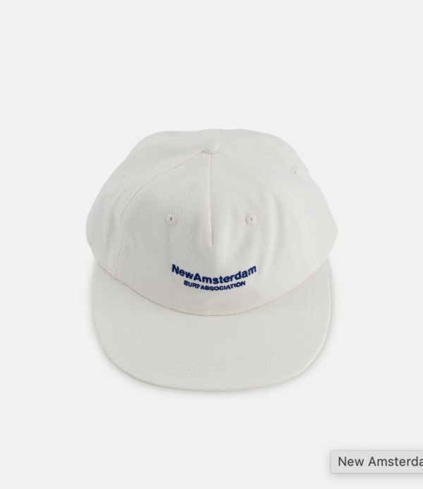 NEW AMSTERDAM SURF ASSOCIATION NAME CAP WHITE - Image 4