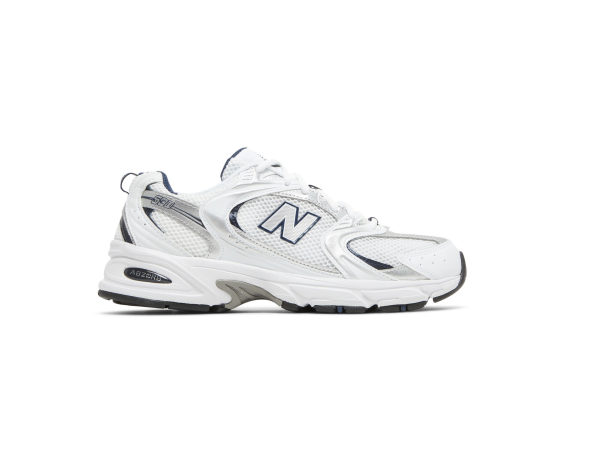 New Balance 530 White Silver Navy