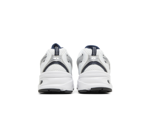 New Balance 530 White Silver Navy - Image 4