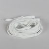 Flat laces - White
