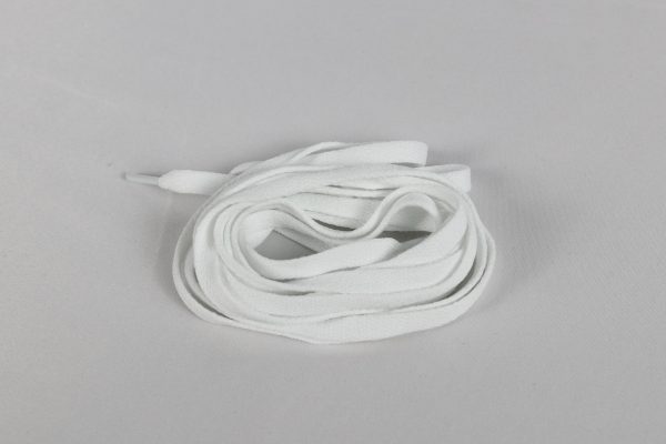 Flat laces - White