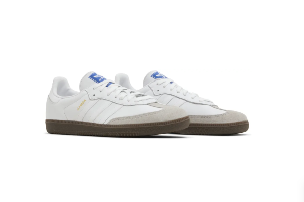 Adidas Samba Cloud White Blue Gum - Image 3