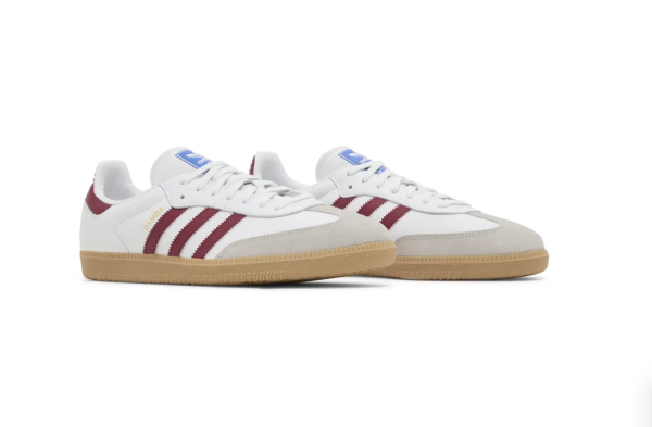 Adidas Samba OG White Burgundy Gum - Image 3