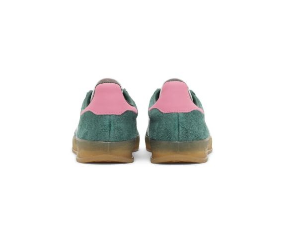 Adidas Gazelle Indoor Collegiate Green Lucid Pink - Image 4