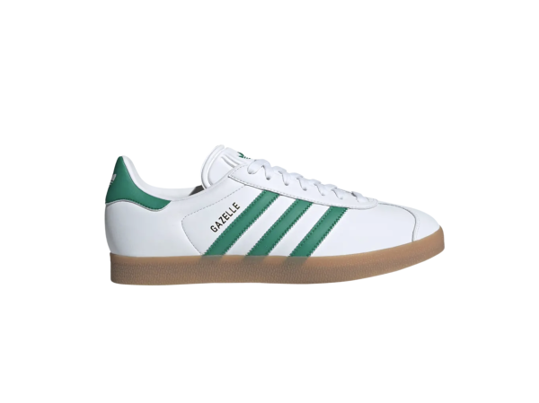 Adidas Gazelle White Bold Green Gum