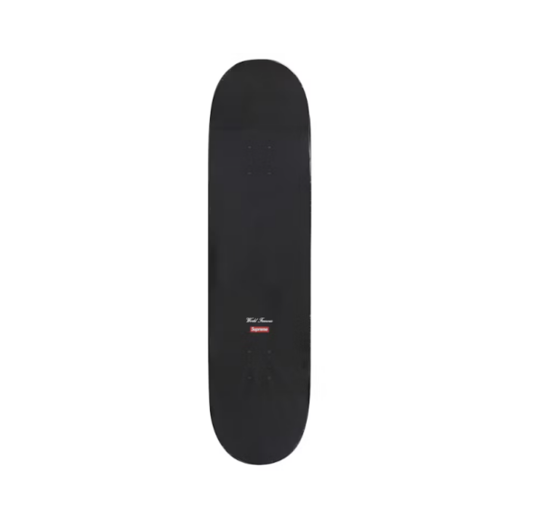 Supreme Routed Box Logo Skateboard Deck Black - Image 2