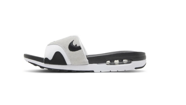 Nike Air Max 1 Slide White Black - Image 2