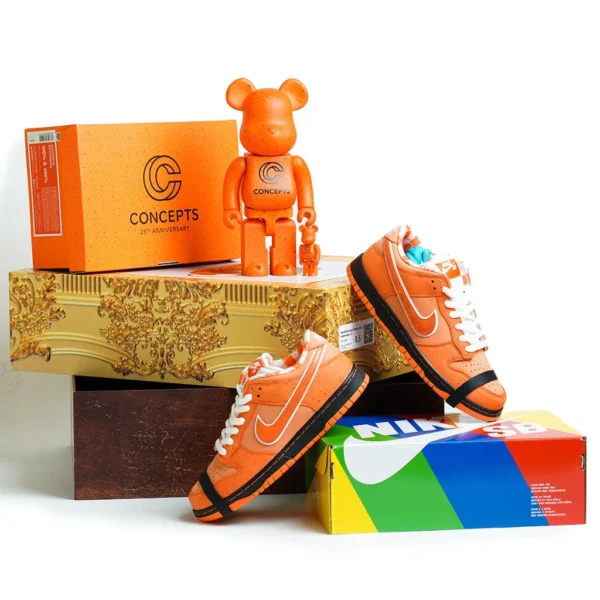 Nike SB Dunk Low Concepts Orange Lobster Special Box