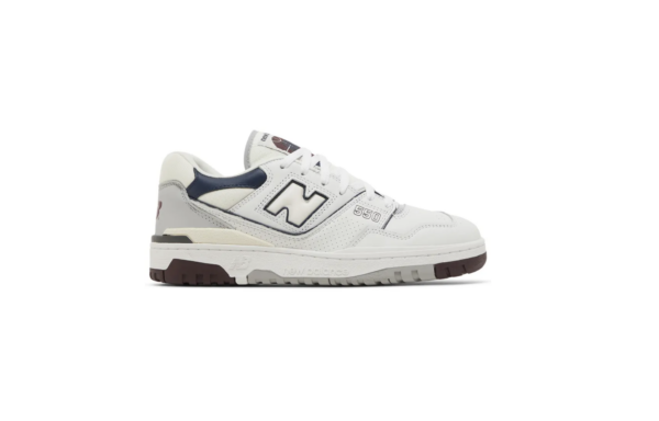 New Balance 550 White Natural Indigo Burgundy