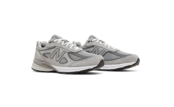 New Balance 990v4 MiUSA Grey Silver - Image 3