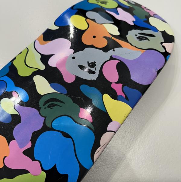 BAPE® Multi Camo Skateboard Black - Image 2