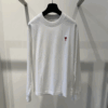 AMI Paris Long Sleves Ami De Coeur Tee
