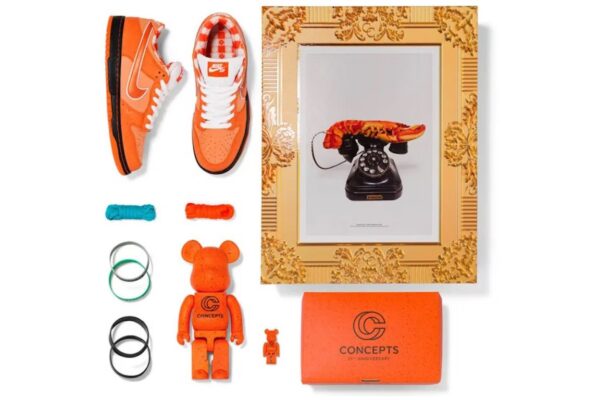 Nike SB Dunk Low Concepts Orange Lobster Special Box - Image 11