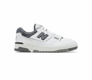 New Balance 550 White Grey Dark Grey