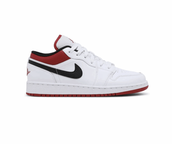Jordan 1 Low White Gym Red GS