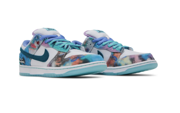 Nike SB Dunk Low Futura Laboratories Bleached Aqua - Image 3