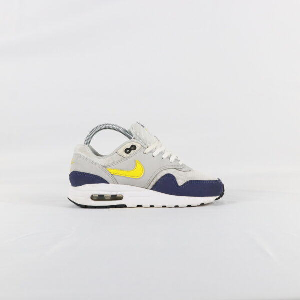 Nike Air Max 1 White Blue Recall Pure Platinum Tour Yellow - 36