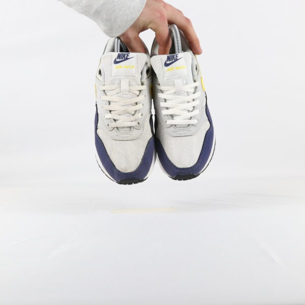 Nike Air Max 1 White Blue Recall Pure Platinum Tour Yellow - 36