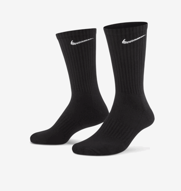 Nike Everyday Lightweight  3 Pack Black Socks