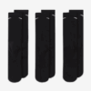 Nike Everyday Lightweight  3 Pack Black Socks