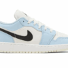 Jordan 1 Low Ice Blue Black GS