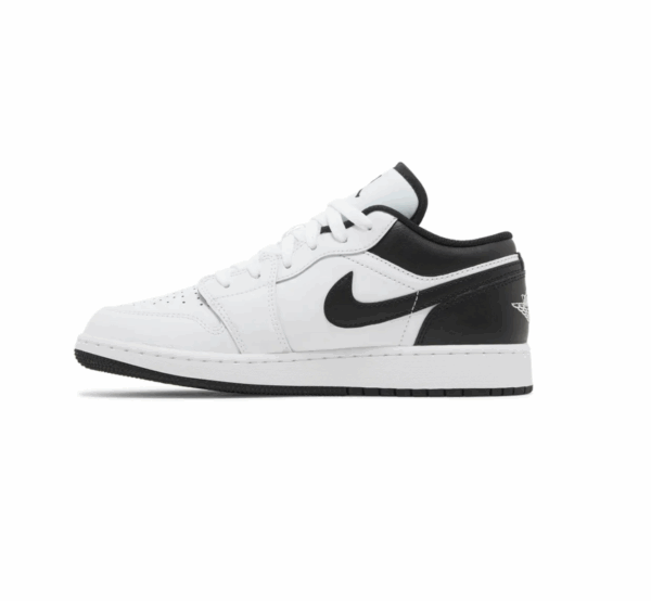 Jordan 1 Low White Black GS - Image 2