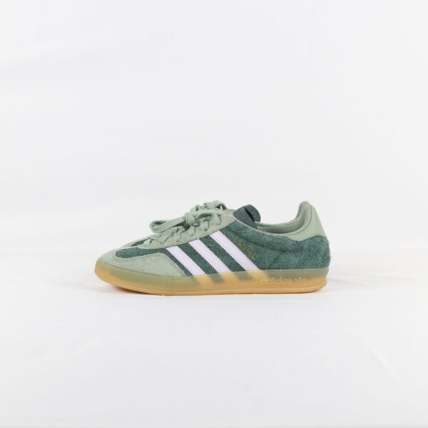 Adidas Gazelle Indoor Mineral Green Silver Dawn - 39 1/3
