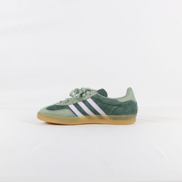 Adidas Gazelle Indoor Mineral Green Silver Dawn - 39 1/3