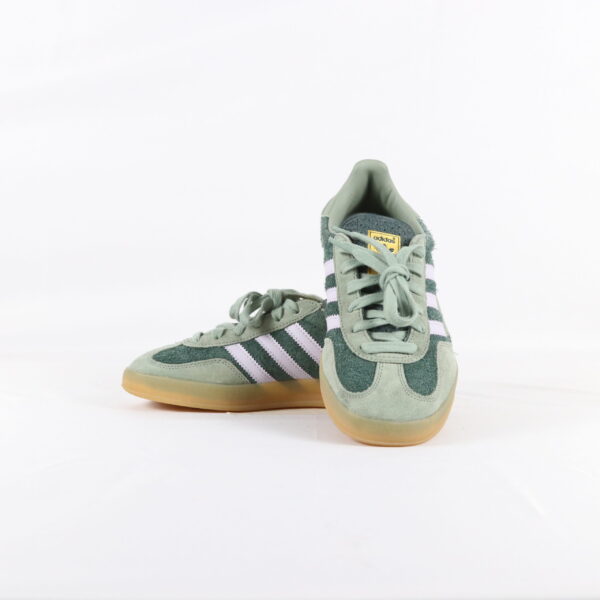 Adidas Gazelle Indoor Mineral Green Silver Dawn - 39 1/3