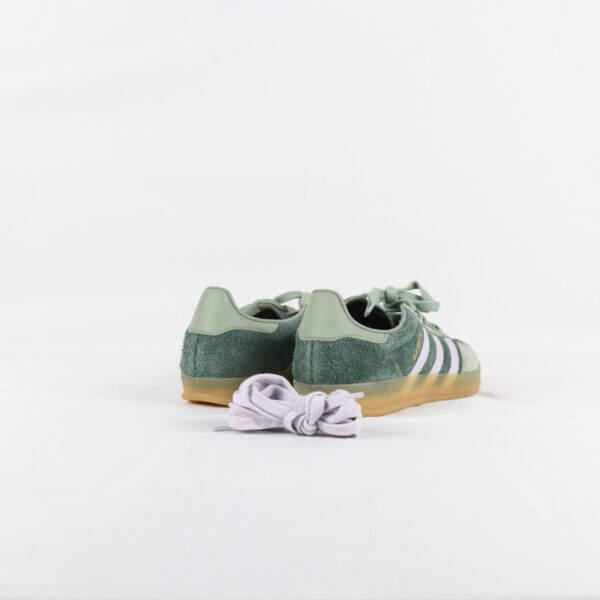 Adidas Gazelle Indoor Mineral Green Silver Dawn - 39 1/3