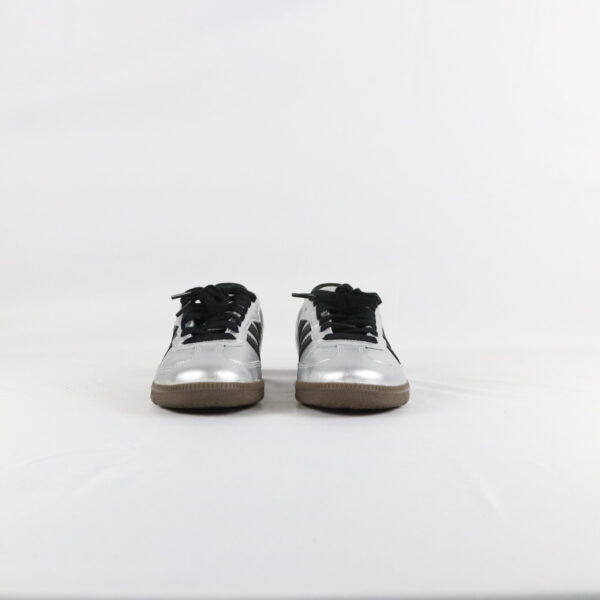 Adidas Samba OG Silver Metallic Black Gum - 40 2/3