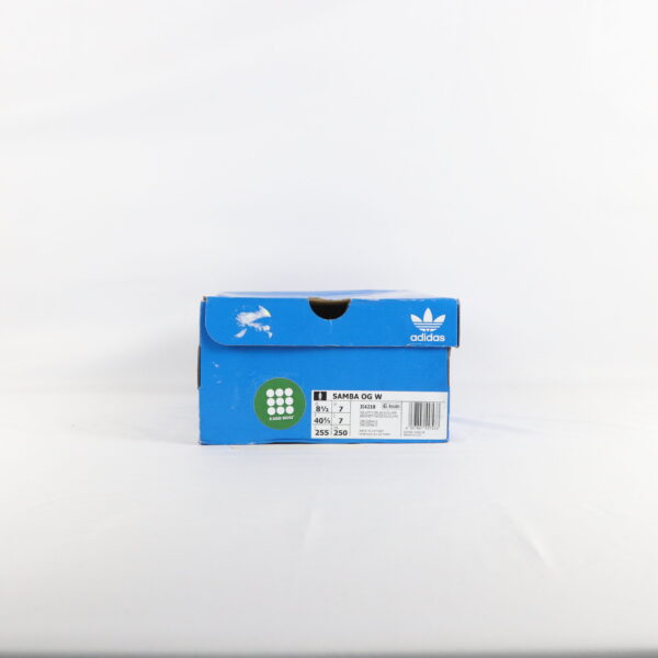 Adidas Samba OG Silver Metallic Black Gum - 40 2/3