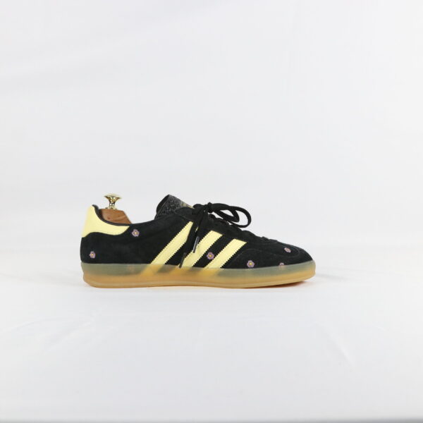 Adidas Gazelle Indoor Core Black Almost Yellow Floral - 42