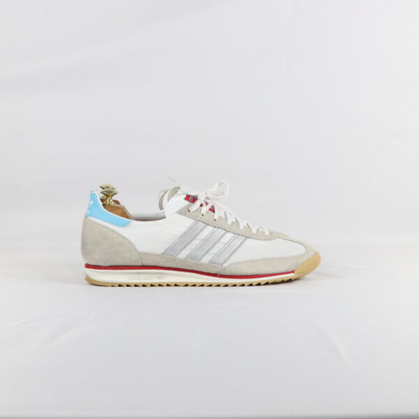 Adidas SL 72 Cloud White Silver Cyan Red - 44 2/3