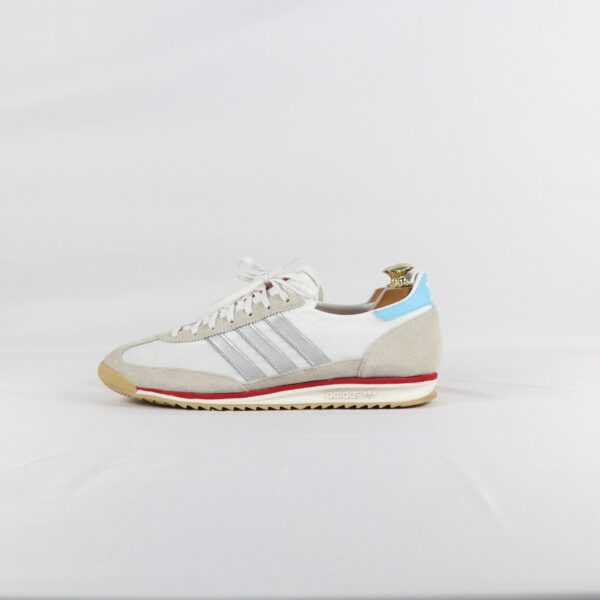 Adidas SL 72 Cloud White Silver Cyan Red - 44 2/3