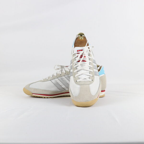 Adidas SL 72 Cloud White Silver Cyan Red - 44 2/3