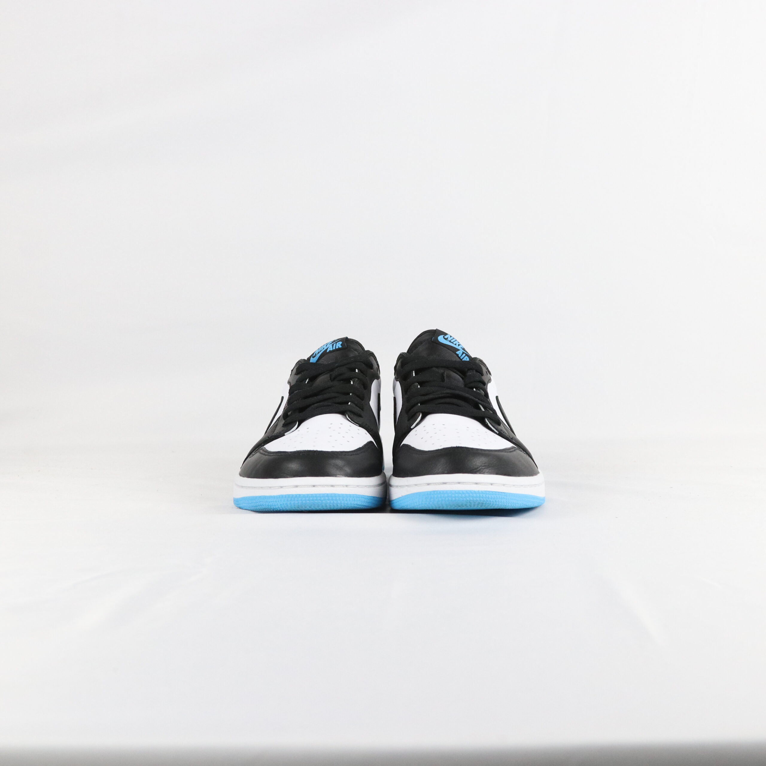 Jordan 1 Retro Low OG Black Dark Powder Blue W - 43