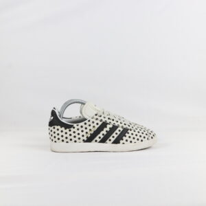 Adidas Gazelle White Black Dot - 38 2/3