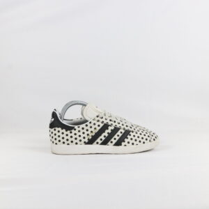 Adidas Gazelle White Black Dot - 38 2/3