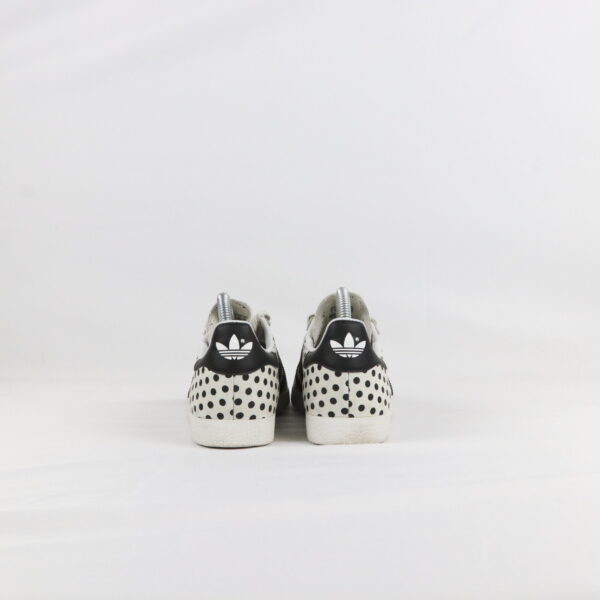 Adidas Gazelle White Black Dot - 38 2/3