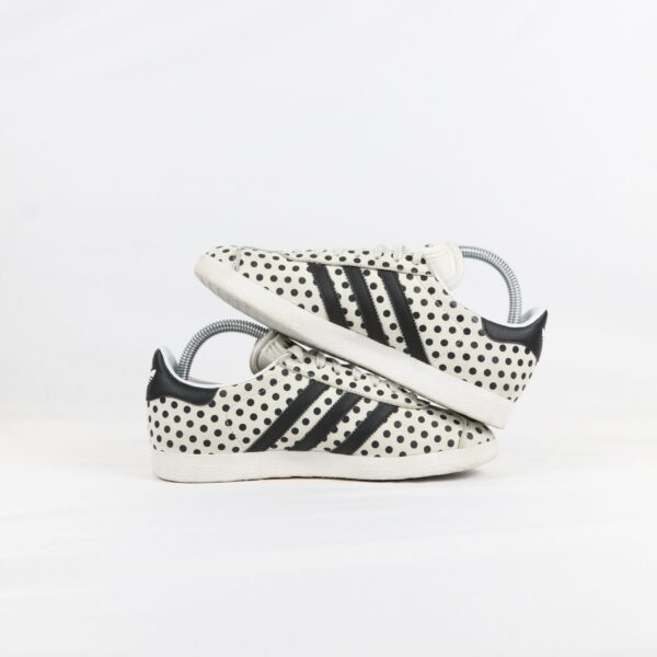 Adidas Gazelle White Black Dot - 38 2/3