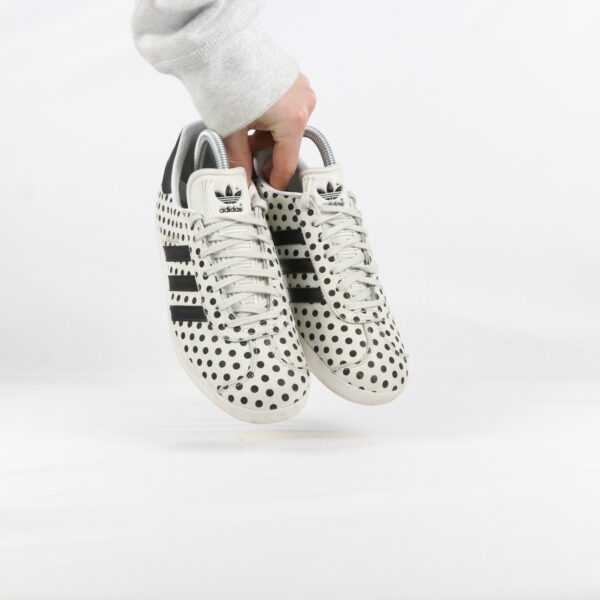 Adidas Gazelle White Black Dot - 38 2/3 - Image 6