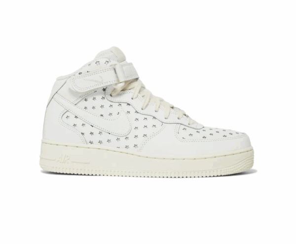 Nike Air Force 1 Mid Cut Out Stars Summit White W